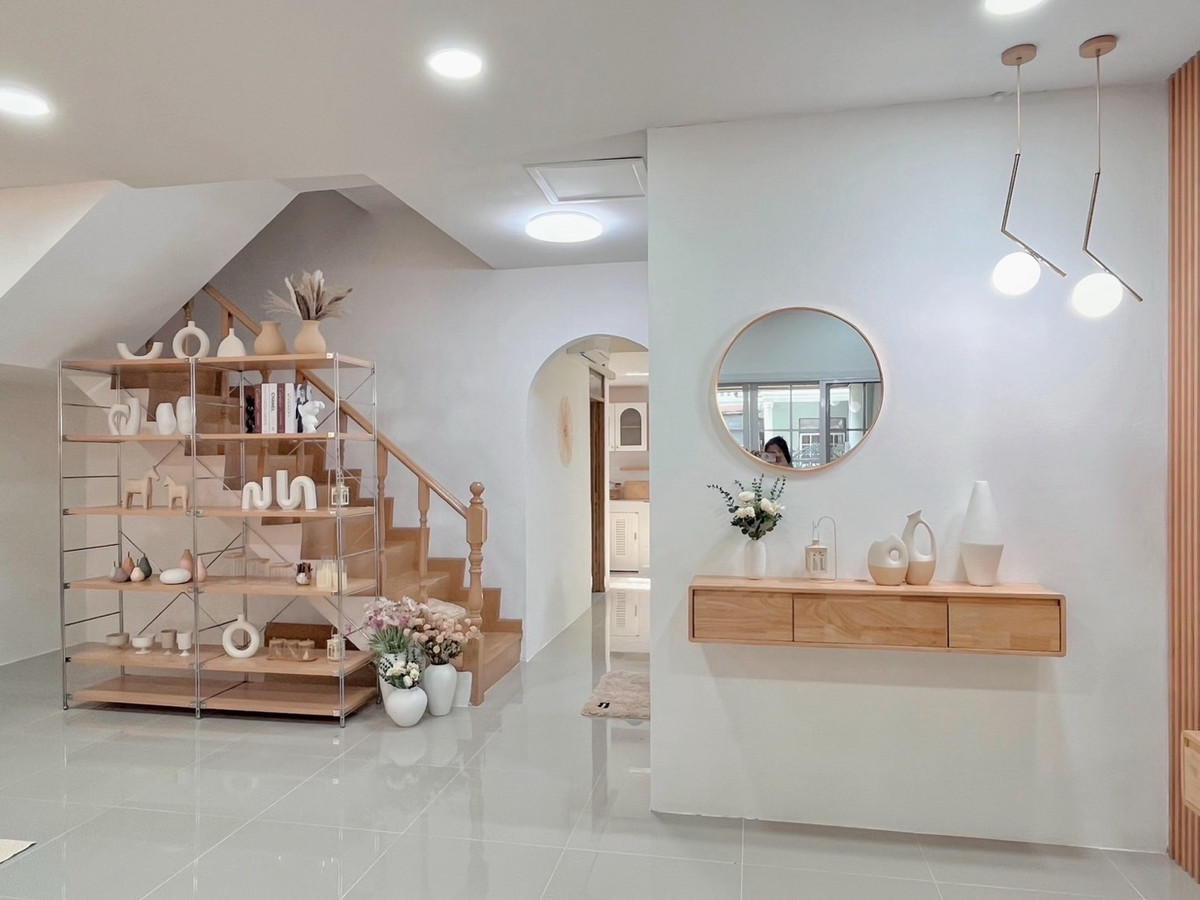 ให้เช่าทาวน์โฮมรัชดา ห้วยขวาง : 💕Huai Khwang Houseบ้านเช่าห้วยขวาง 5ห้องนอน3ห้องน้ำ รัชดา18 ใกล้MRTห้วยขวาง แอร์ทุกห้องรีโนเวทใหม่ 💕 ว่างพร้อมอยู่✨