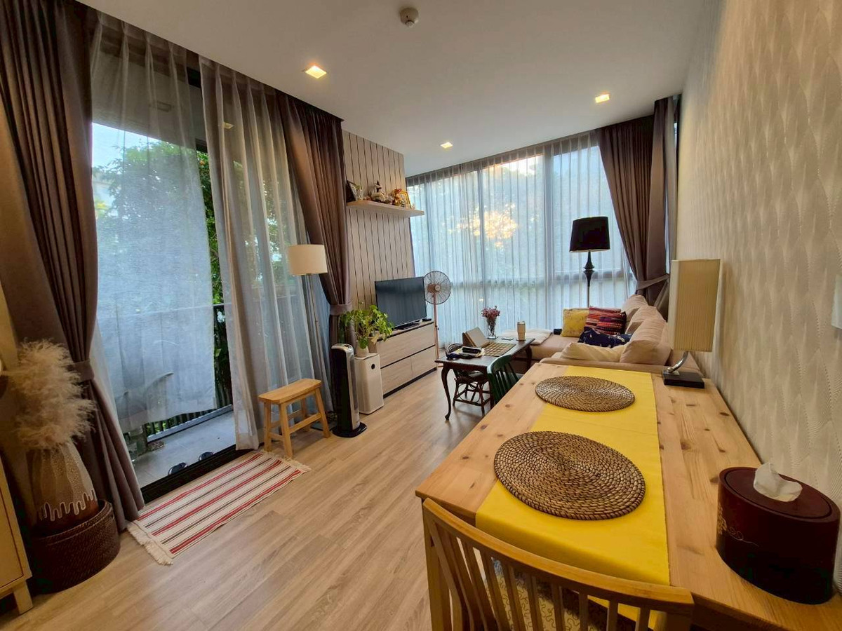 For RentCondoOnnut, Udomsuk : Low floor condo for rent at Kawa Haus, 2 bed 1 bath 58 sqm 40,00THB / month, Sukhumvit Soi 77, Onnut BTS station