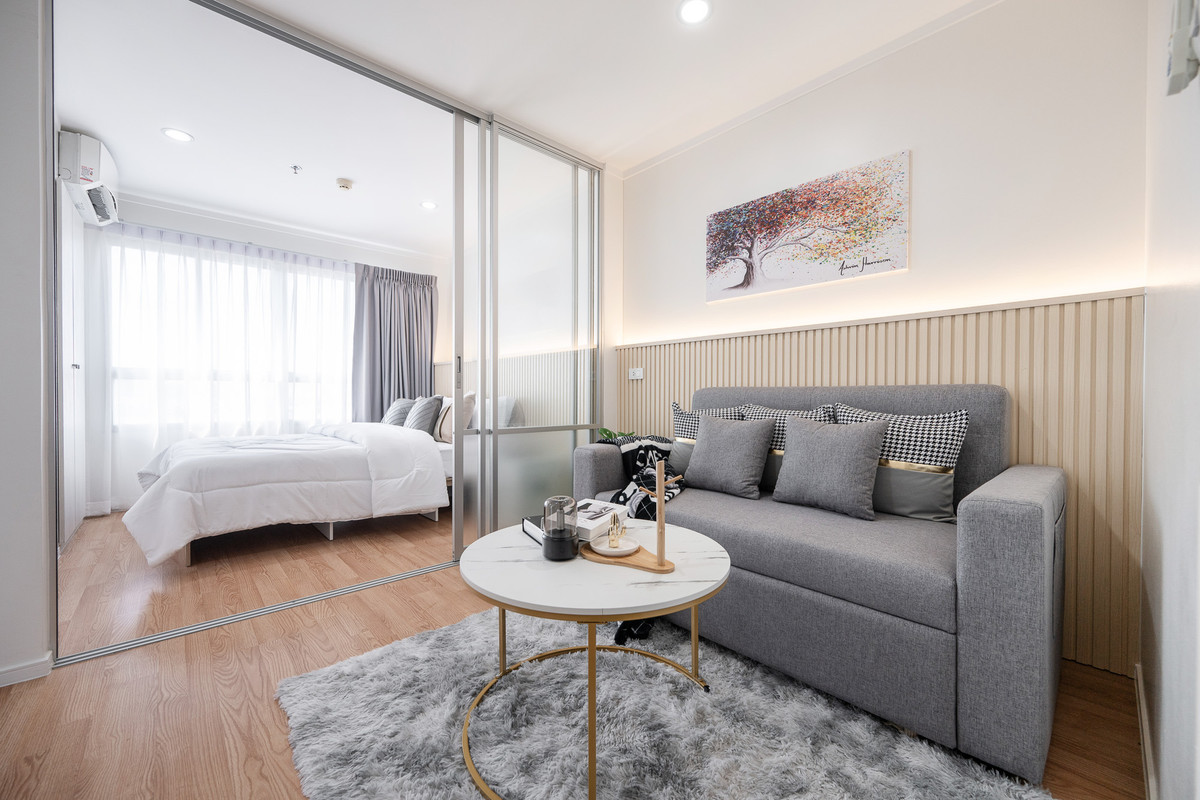 For SaleCondoBang Sue, Wong Sawang, Tao Pun : Condo near the BTS, only 5 minutes! Complete facilities Plus lots of furniture so you can just carry your bags and move in! Lumpini Ville Prachachuen-Phongphet 2