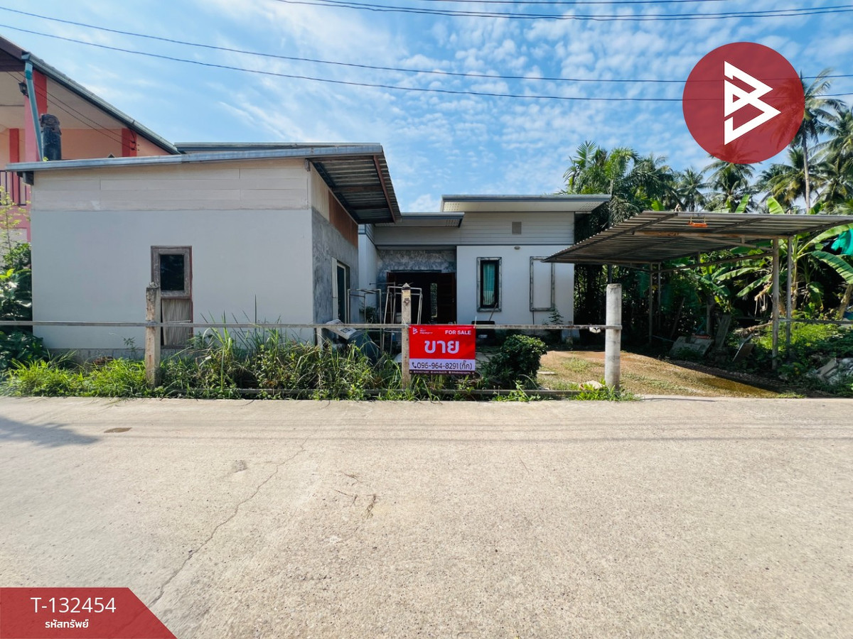 For SaleHouseSamut Songkhram : Single-storey detached house for sale, area 80 square meters, Amphawa, Samut Songkhram.