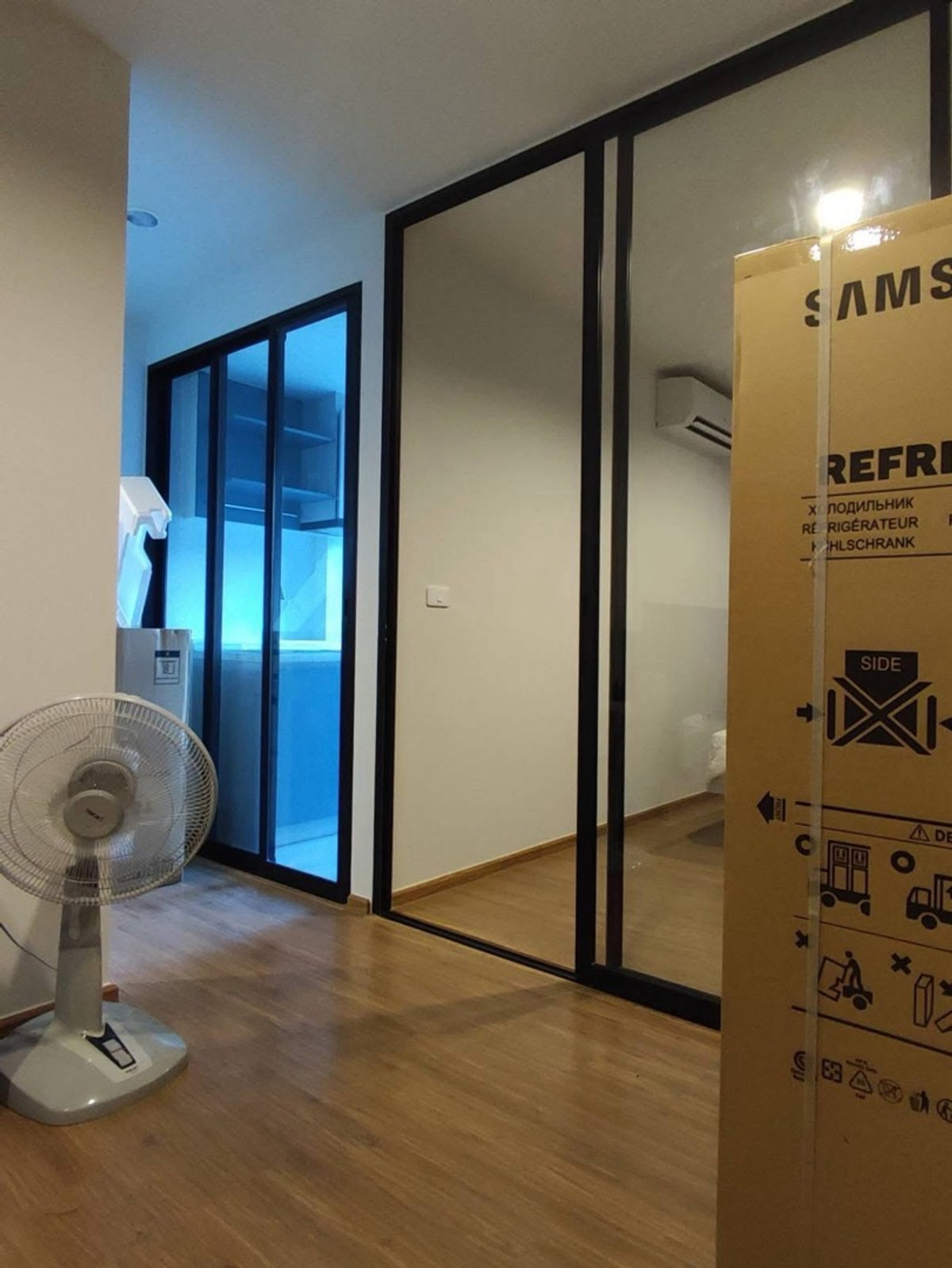 ให้เช่าคอนโดรัชดา ห้วยขวาง : 💚คอนโด The niche mono พระราม 9 ห้อง 1 Bed ขนาด 28.5 ตร.ม. เครื่องใช้ไฟฟ้าครบพร้อมอยู่💚