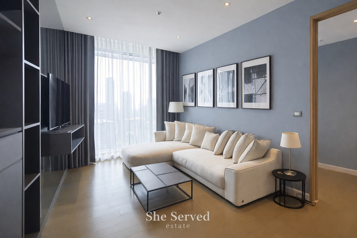 ให้เช่าคอนโดวิทยุ ชิดลม หลังสวน : ◈ Magnolias Ratchadamri Boulevard◈  High floor 25+ • 1 Bedroom | 1 Bathroom • Fully furnished with appliances • Ready to move in