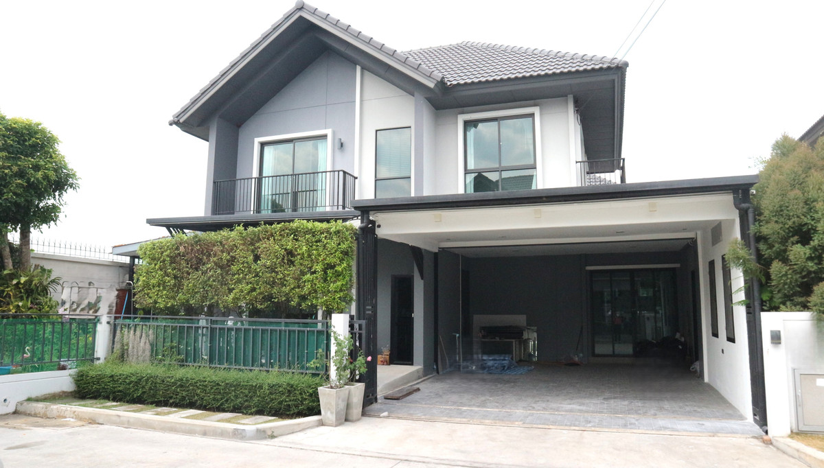 For SaleHousePhutthamonthon, Salaya : Single house for sale, Pave Pinklao-Salaya (PAVE Pinklao-Salaya) (corner house), City Hall, Bang Kruai, Nonthaburi.