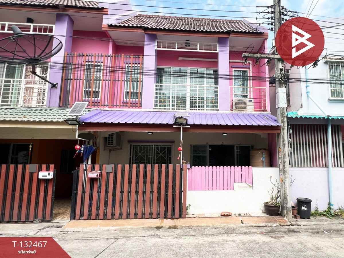 For SaleTownhomeMahachai Samut Sakhon : Townhouse for sale Nattaya My Home Village, Krathum Baen, Samut Sakhon
