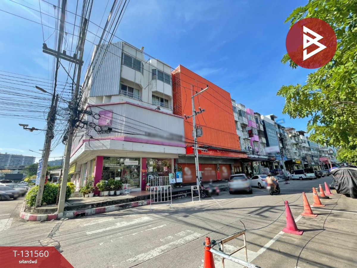 For SaleShop HousePattaya, Bangsaen, Chonburi : Commercial building for sale, area 57 sq m, Soi Sriracha Nakhon 2, Chonburi, prime location in the heart of the city.