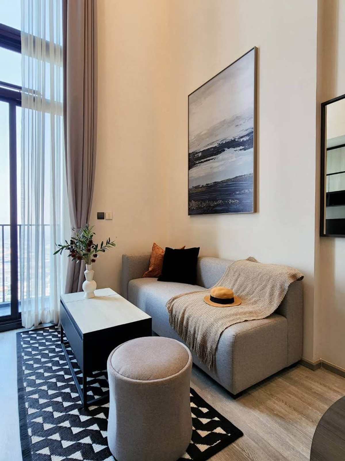 For RentCondoOnnut, Udomsuk : The Line Sukhumvit 101 | Duplex Spacious 1 bed | Move-in Ready
