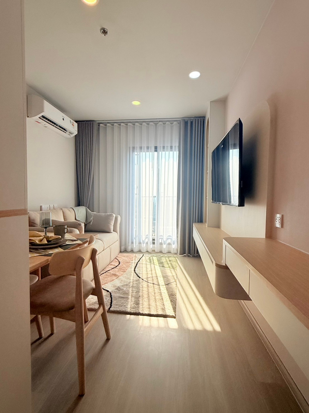 For RentCondoOnnut, Udomsuk : Aspire Onnut Station | 2 Bedroom Fully Furnished 📞 Line : @pukkhome (with @)