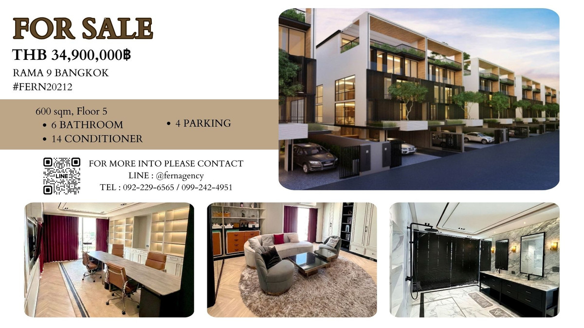 For SaleHome OfficeRama9, Petchburi, RCA : 🔥🔥For sale: The Element Rama 9 project, near The Night, 1 minute🔥🔥