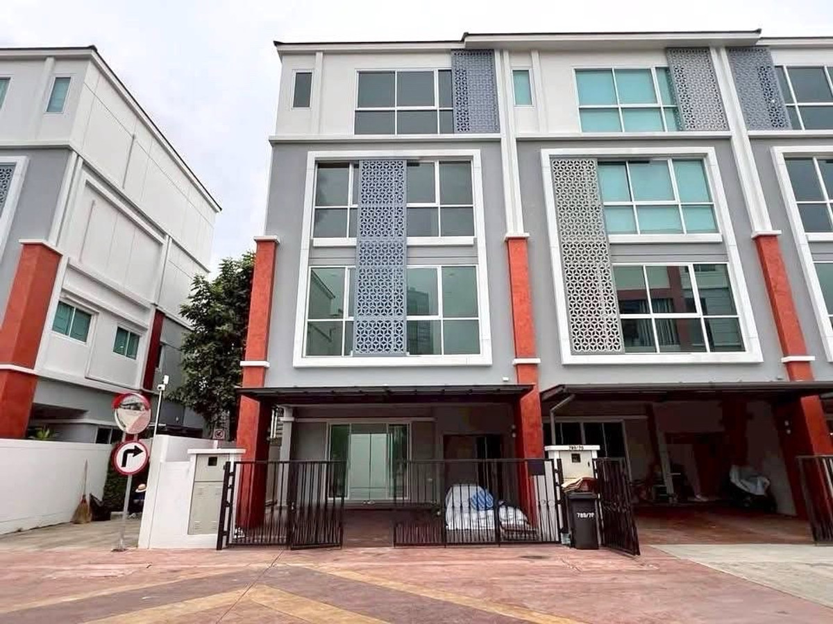 For SaleTownhomeRama3 (Riverside),Satupadit : Last house❤️❤️4-storey luxury townhome (corner plot)
💸Money location in the heart of Rama 3✨Côté Maison