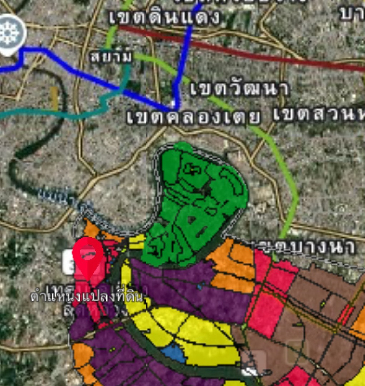 ขายที่ดินราษฎร์บูรณะ สุขสวัสดิ์ : ขายที่ดิน 2-1-0 ไร่ รวม 900 ตารางวา ติดถนนใหญ่สุขสวัสดิ์ ใกล้ โครงการรถไฟฟ้าสายสีม่วงใต้ ที่จะเชื่อมต่อ สายสีน้ำเงิน และ สายสีส้ม ทำให้เข้า CBD ย่าน สีลม สาทร ได้ไวมากยิ่งขึ้น