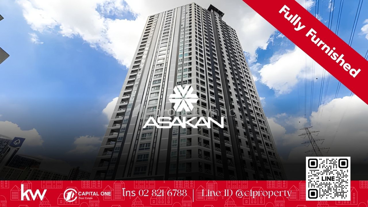 ให้เช่าคอนโดพัฒนาการ ศรีนครินทร์ : 🏙️ ให้เช่า: อัสสกาญจน์ เพลส ศรีนครินทร์ (Asakan Place Srinakarin) ✨ ห้องมุม ชั้นสูงพิเศษ (ชั้น 36) วิวโล่ง ลมดี พื้นที่กว้าง 42.75 ตร.ม. ☁️💎