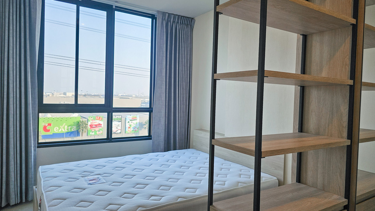 For RentCondoBangna, Bearing, Lasalle : For Rent: NUE Mega Plus Bangna | Brand New Unit, 0 m to Mega Bangna | 1 Bed 30.49 sq.m., 9th Floor | Fully Furnished, Full Facilities