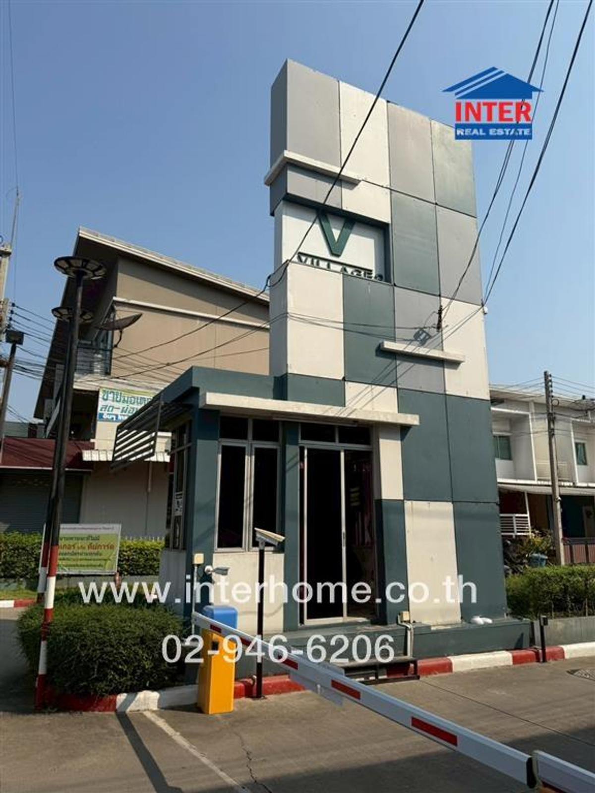 For SaleTownhomePathum Thani,Rangsit, Thammasat : Townhouse, 2 floors, 16 sq m, V Village Village 2, Navanakorn, Soi Rangsit-Nakhon Nayok 31. Road No. 305, Erawan 1 Road, Khlong Luang, Pathum Thani