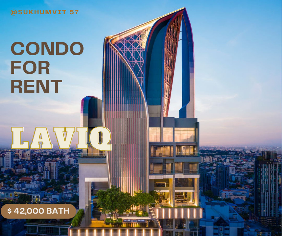 ให้เช่าคอนโดสุขุมวิท อโศก ทองหล่อ : ให้เช่าคอนโด Laviq สุขุมวิท 57