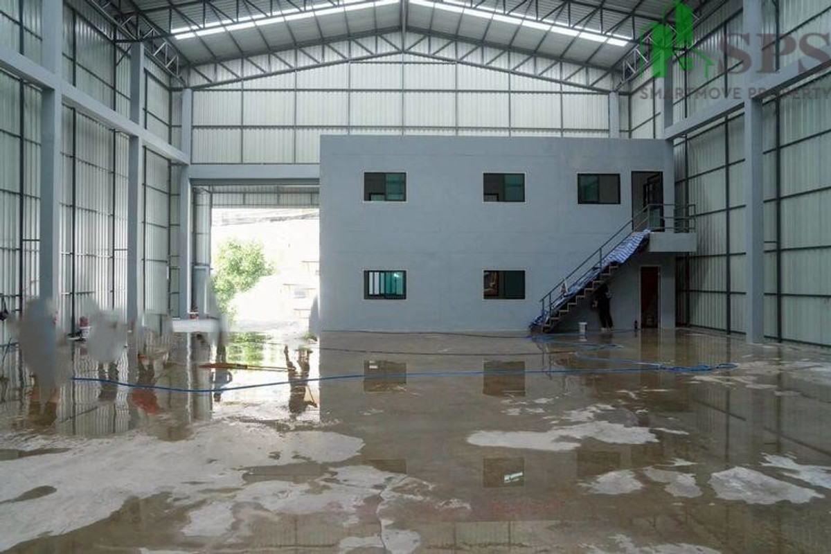 ให้เช่าโกดังสมุทรปราการ สำโรง : ให้เช่าโกดังสร้างใหม่ พร้อมออฟฟิศในตัว ซอยศรีด่าน 22 ศรีนครินทร์ บางพลี สมุทรปราการ