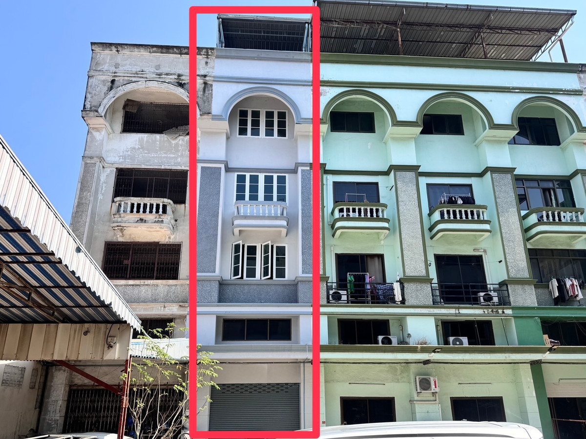 For SaleShop HousePattaya, Bangsaen, Chonburi : Commercial Building, Sukhumvit Rd, Thung Sukla Sub, Si Racha Dist, Chonburi / 4 - Storey (FOR SALE) YEAN106