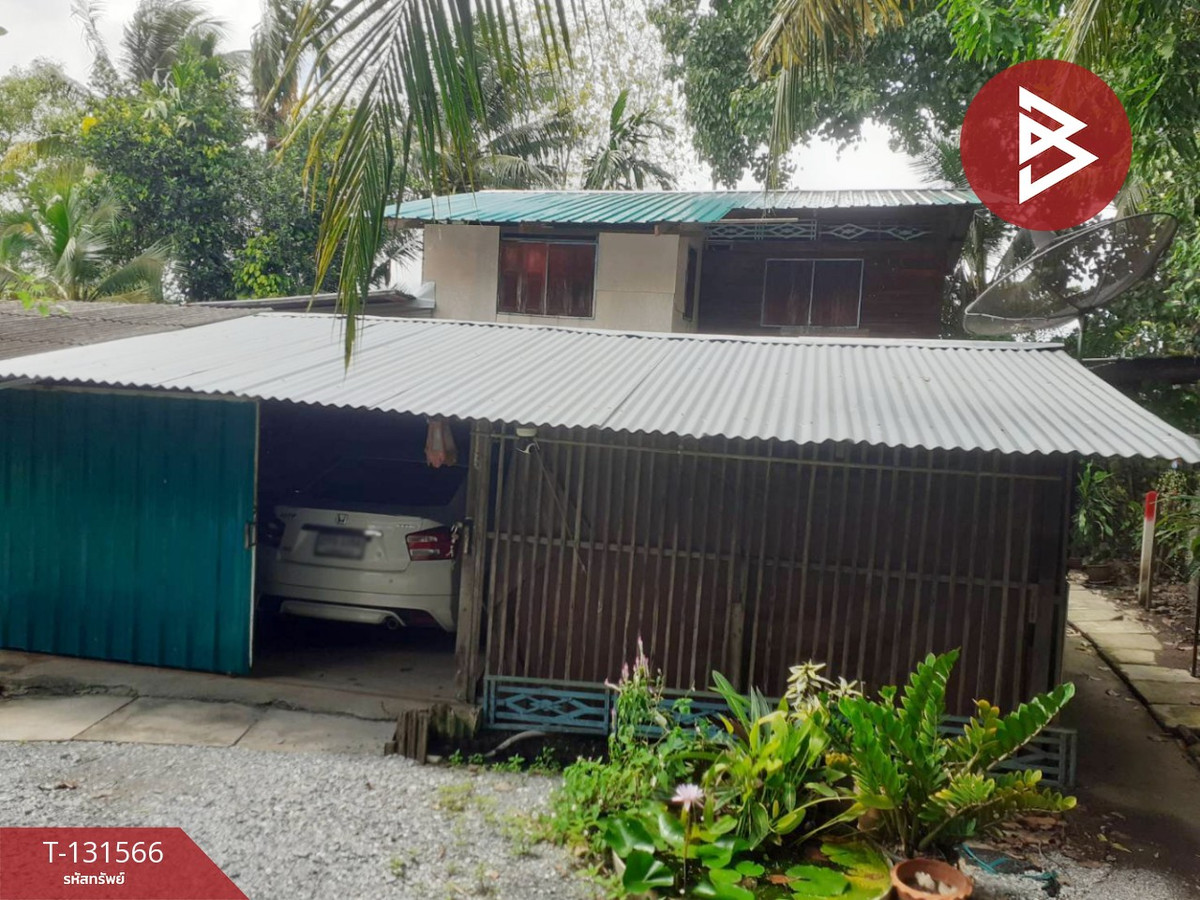 For SaleHouseMahachai Samut Sakhon : Single house and land for sale, Krathum Baen, Samut Sakhon