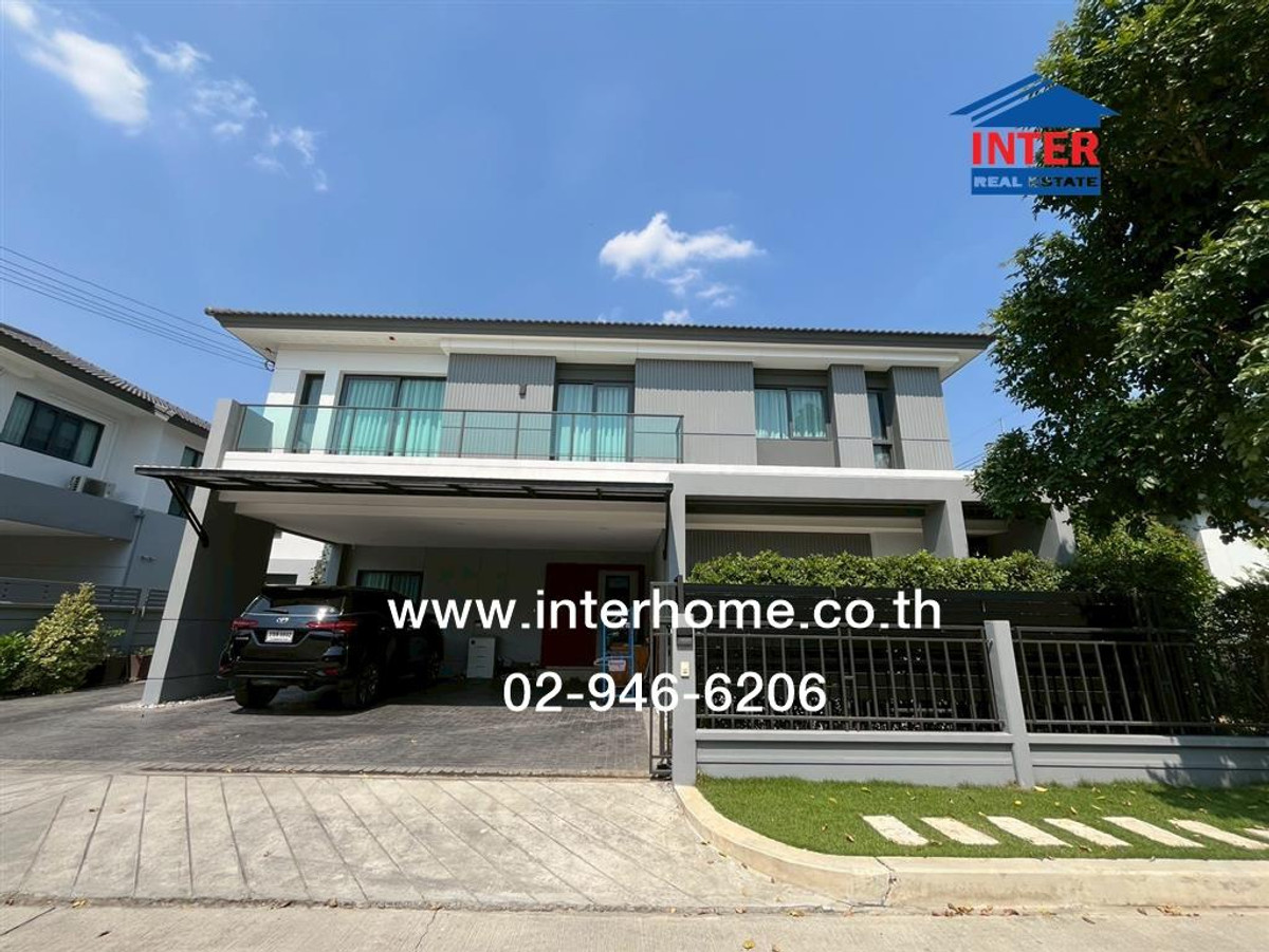 For SaleHousePhutthamonthon, Salaya : 2-story detached house, 117 sq m, The Centro Thawi Watthana Village, Project 1, Thawi Watthana Road, Phetkasem Road, Nong Khaem District, Bangkok