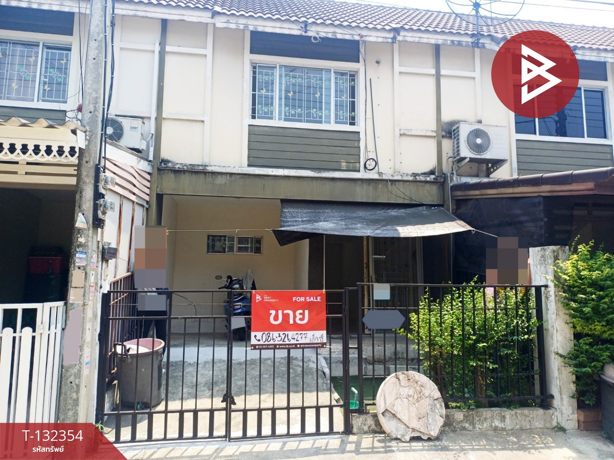 For SaleTownhomeNakhon Pathom : 2-story townhouse for sale, Pruksa Village 48, Om Yai-Phetkasem, Nakhon Pathom.