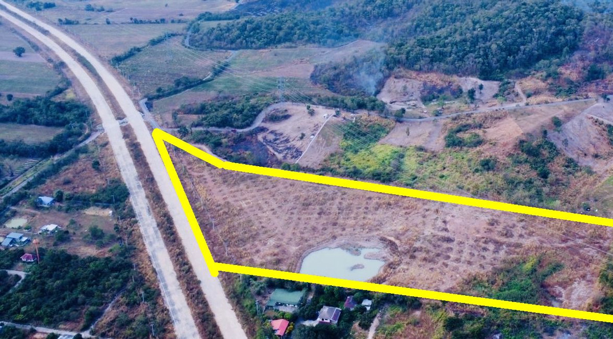 ขายที่ดินสระบุรี : ขายที่ดินเปล่า 25 ไร่ หน้ากว้าง 300 เมตร ติดถนนมอเตอร์เวย์ M6 โคราช กม.62 ฝั่งขาออก ไปปากช่อง ก่อนถึงจุดพักรถ แก่งคอย กม.64 ตำบลทับกวาง แก่งคอย สระบุรี