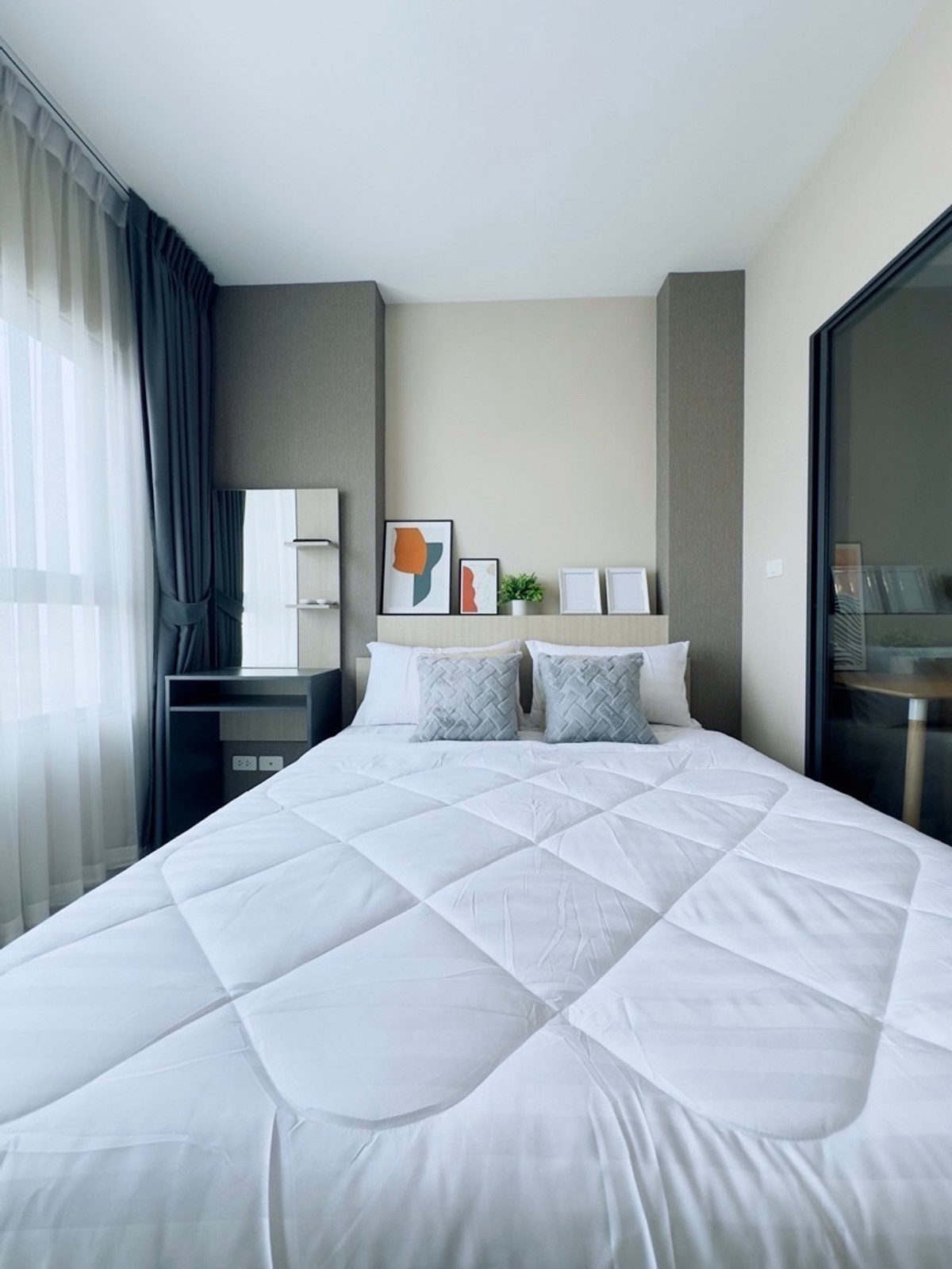 For RentCondoSamut Prakan,Samrong : 🏢 For rent Ideo Sukhumvit 115 (IDEO S115)🚆Next to BTS Pu Chao, very convenient to travel📍