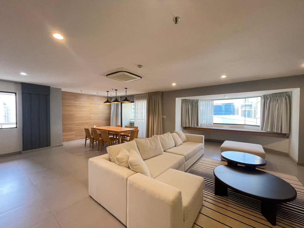 ให้เช่าคอนโดสุขุมวิท อโศก ทองหล่อ : เช่า คอนโด 3 ห้องนอน 265 ตรม ใกล้บีทีเอส พร้อมพงษ์ รีโนเวทใหม่ พร้อมเข้าอยู่ 