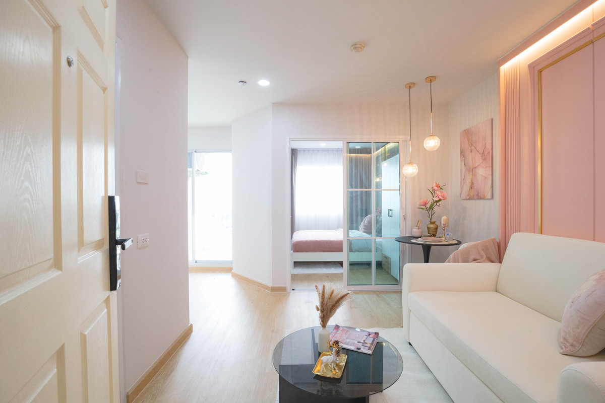 For SaleCondoNawamin, Ramindra : ✨ Beautiful room, Luxury Classic level | Low price, only 1.49 million ✨Lumpini Condo Town Ramintra-Lak Si✨ Condo, good location, close to the city, convenient travel.