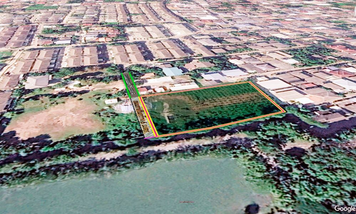 ขายที่ดินนนทบุรี บางใหญ่ บางบัวทอง : ขายหรือให้เช่าที่ดินถมแล้ว 640 ตร.ว. ซอยติวานนท์ 25 แคราย ทำเลดี ใกล้รถไฟฟ้าสายสีชมพูและรถไฟฟ้าสายสีม่วง