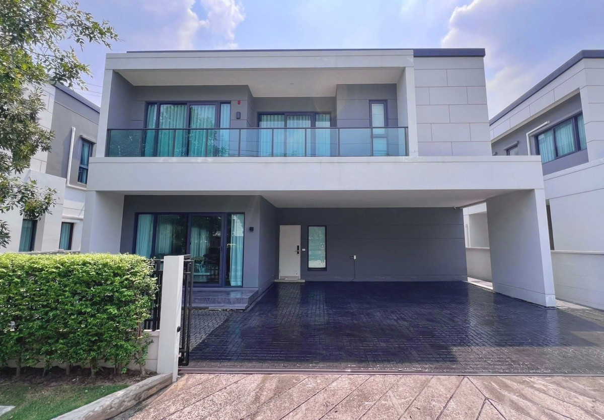 For RentHouseBangna, Bearing, Lasalle : ME2500687 Luxurious detached house for rent, Centro Bangna, near Mega Bangna, fully furnished, ready to move in.