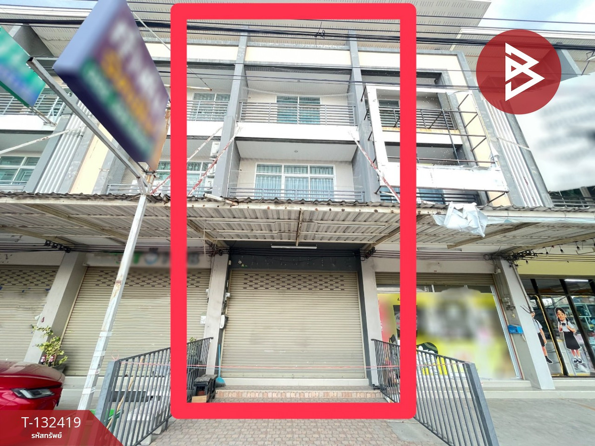 For SaleShop HousePattaya, Bangsaen, Chonburi : Commercial building for sale Mit Samphan Rd., area 19 sq m, Ban Puek, Chonburi