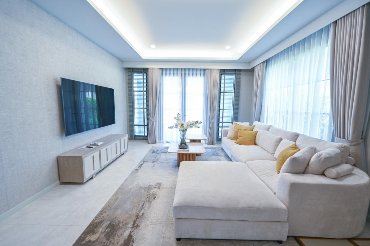 ขายบ้านสมุทรปราการ สำโรง : 🔥ขายด่วน+🔥เอลซ์ แบริ่ง 32 ใกล้ Community Mall เฟอร์นิเจอร์ครบ พร้อมเข้าอยู่