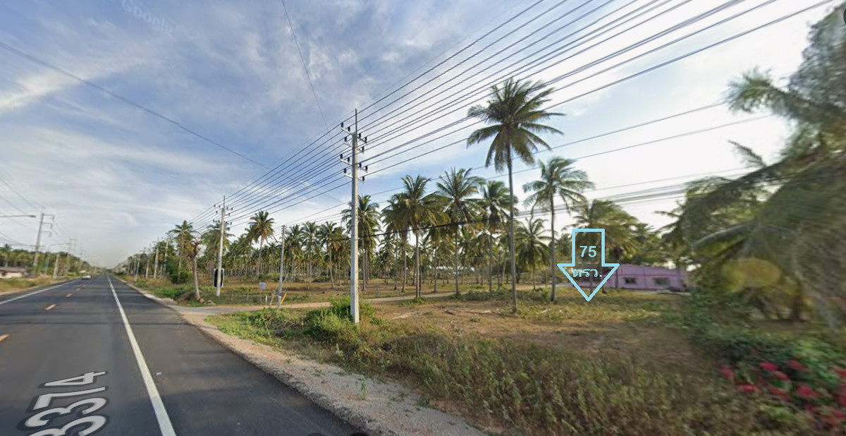 ขายที่ดินหัวหิน ประจวบคีรีขันธ์ : ที่ดินชายทะเล บางสะพาน ราคาถูก