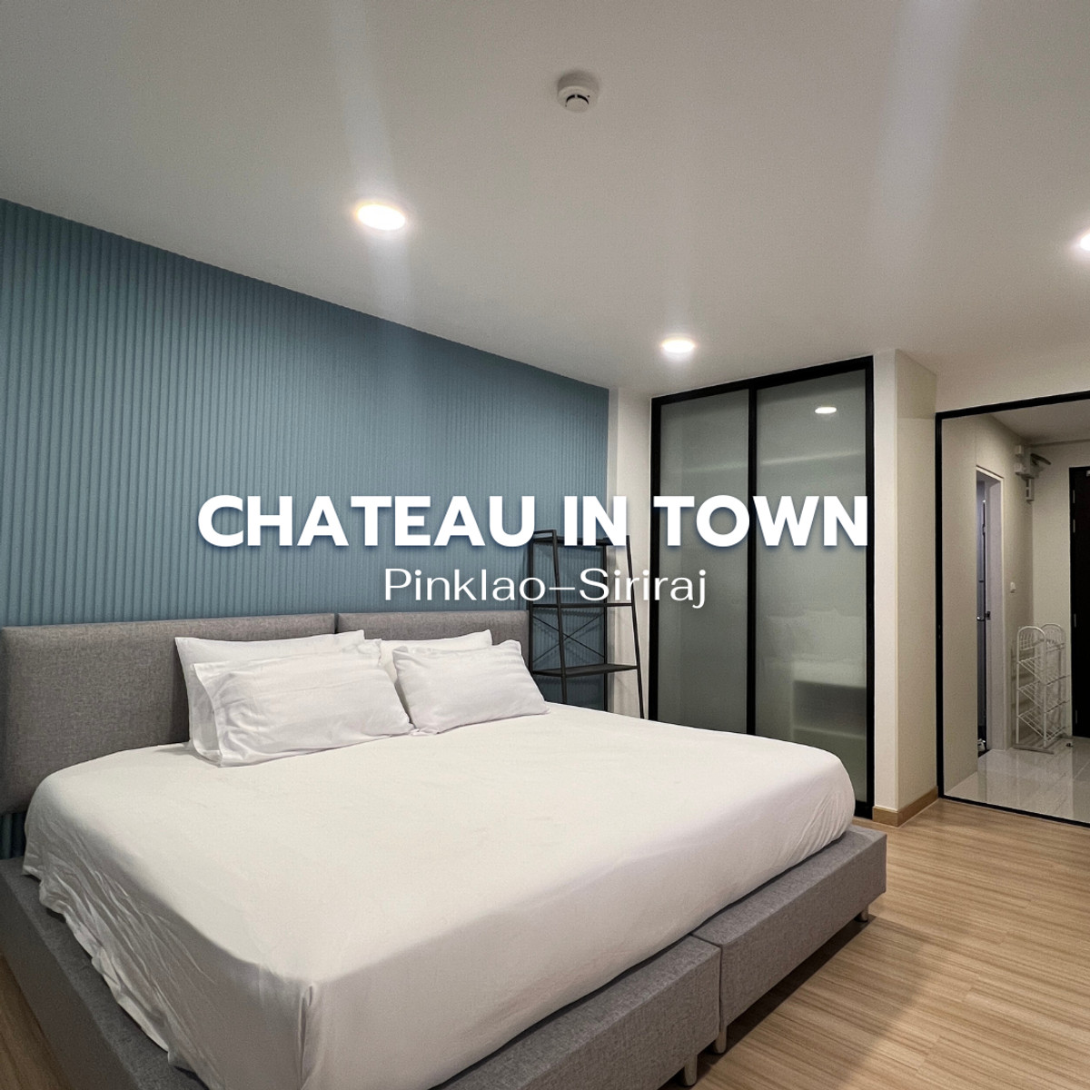 For RentCondoPinklao, Charansanitwong : For rent: Chateau In Town Pinklao - Siriraj, 1 bedroom, separate kitchen, Siriraj location—easy travel, near MRT, travel only 6 minutes (Pet Friendly) 🚆🌳Line @steadfastre