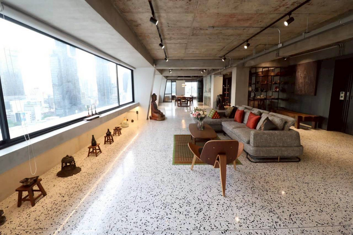 ให้เช่าคอนโดสีลม ศาลาแดง บางรัก : ให้เช่า Penthouse ห้องเดียวทั้งชั้น | Diamond Tower 