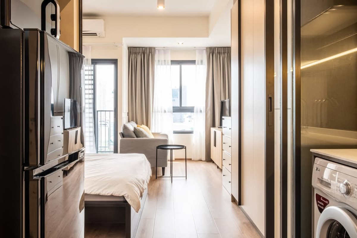 For RentCondoRama9, Petchburi, RCA : For rent !! Studio room condo ready to move in:✨ IDEO Rama9-Asoke: near MRT Rama 9 station