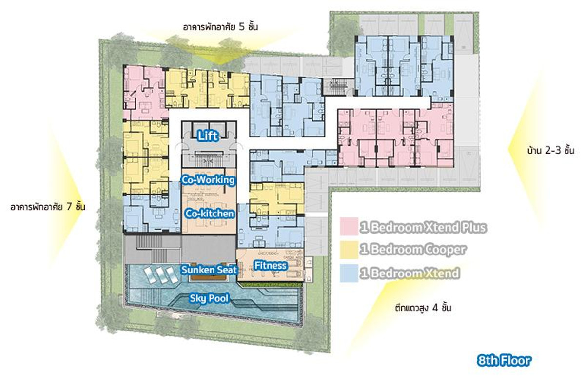 For RentCondoRama9, Petchburi, RCA : 🏢 Groove Rama 9 ✅ Available on 1 May 💳 Long-term Rent 12,900 THB/month 💳 Short-term Rent 15,000 THB/month 🚫 No Co-agent