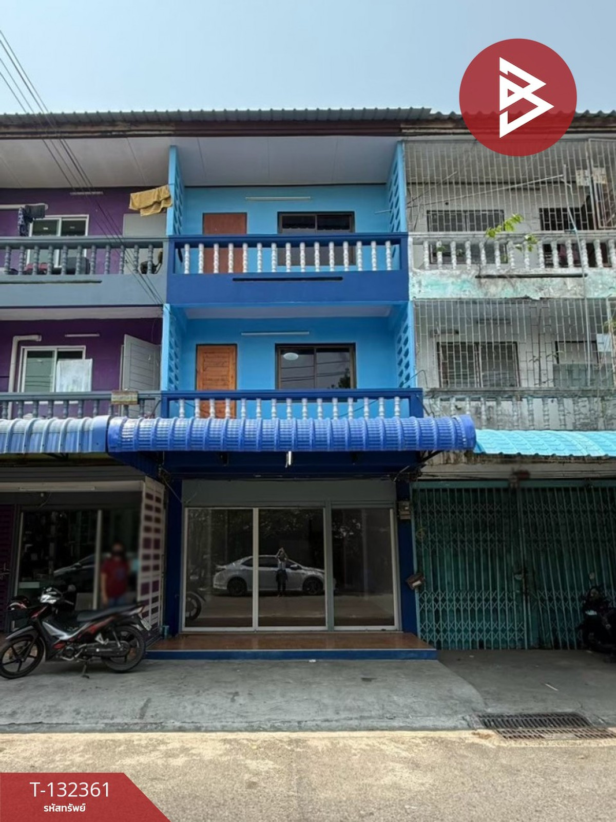For SaleShop HouseVipawadee, Don Mueang, Lak Si : 3-story commercial building for sale, Burapha Villa Village 24, Don Mueang, Bangkok