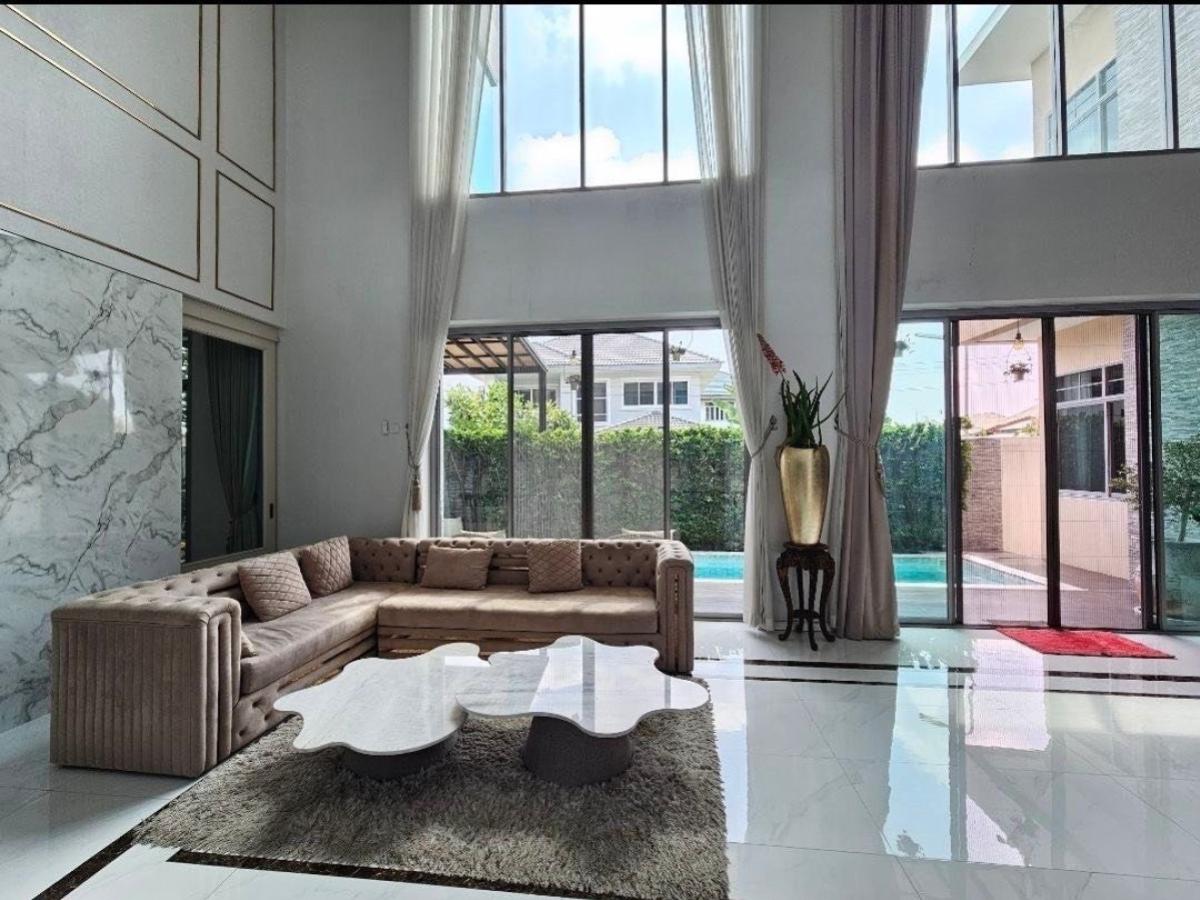 ขายบ้านพระราม 5 ราชพฤกษ์ บางกรวย : ขายบ้านเดี่ยว โซนราชพฤกษ์ หน้ากว้าง มหาสวัสดิ์ บางกรวย กรุงเทพ CX-144890