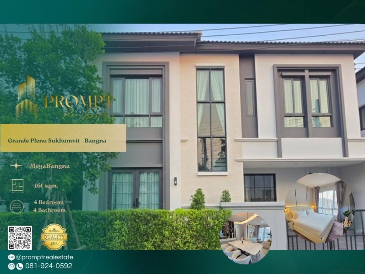 For RentHouseSamut Prakan,Samrong : GH01326 - Grande Pleno Sukhumvit - Bangna  :  แกรนด์ พลีโน่ สุขุมวิท - บางนา : Grande Pleno Sukhumvit - Bangna  :  แกรนด์ พลีโน่ สุขุมวิท - บางนา - #MegaBangna #International School (SISB / TCIS / Concordian) #SuvarnabhumiAirport