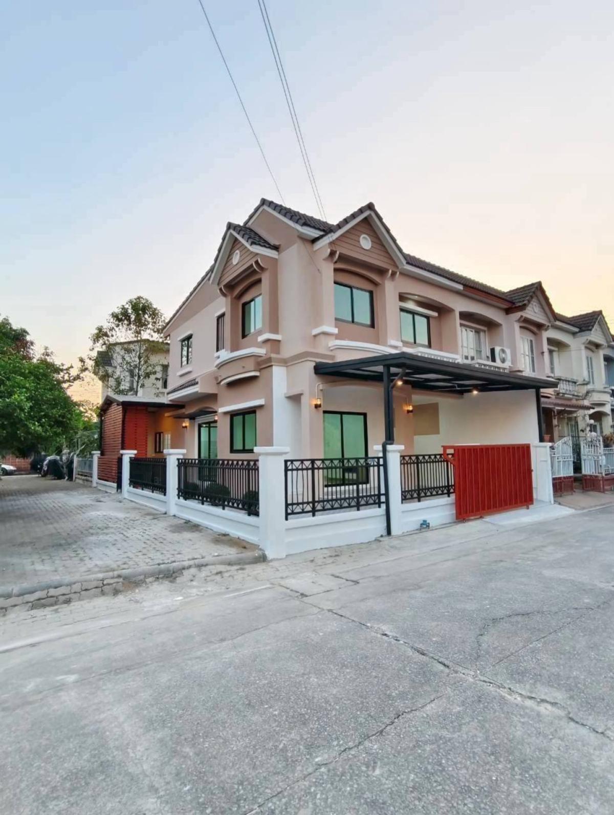 ขายทาวน์โฮมนนทบุรี บางใหญ่ บางบัวทอง : ขายทาวน์เฮ้าส์/ทาวน์โฮม  บุศรินทร์ วงแหวน-รัตนาธิเบศร์ รีโนเวทใหม่ พิมลราช บางบัวทอง นนทบุรี CX-145017