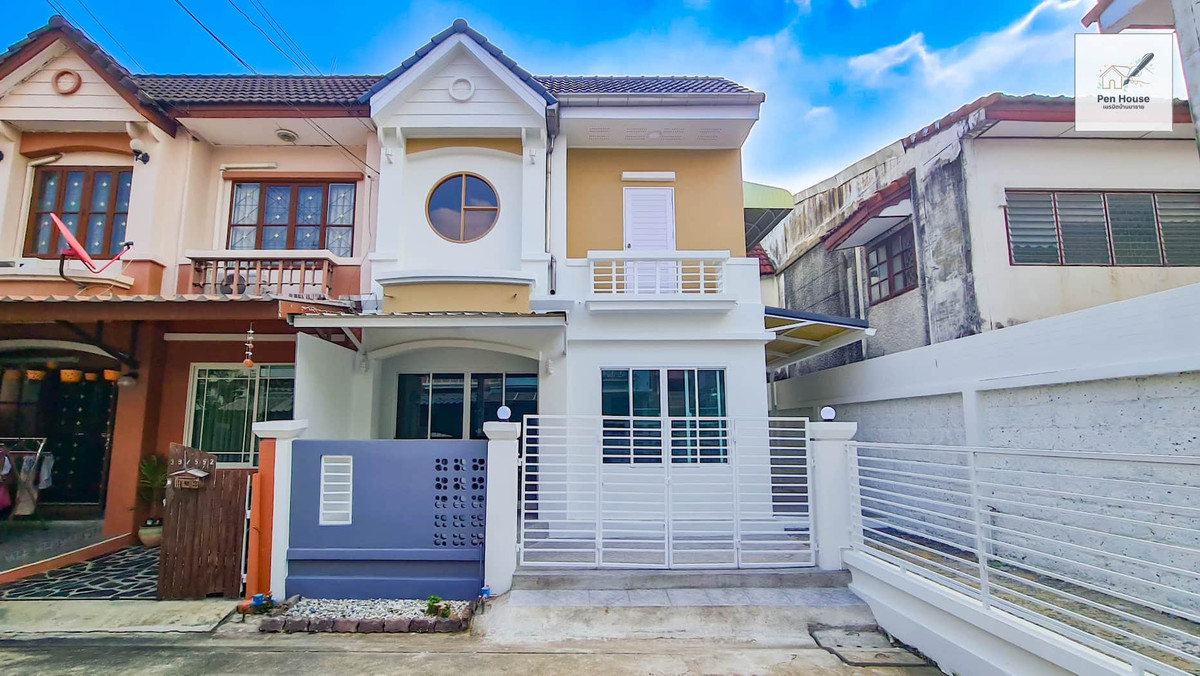 ขายทาวน์โฮมนวมินทร์ รามอินทรา : ขาย ทาวน์เฮ้าส์ 2ชั้น หลังมุม 3ห้องนอน มบ.บุศรินทร์ ถ.พระยาสุเรนทร์40 รามอินทรา109 รีโนเวทใหม่จัดเต็ม แถมเฟอร์ฯ พร้อมอยู่