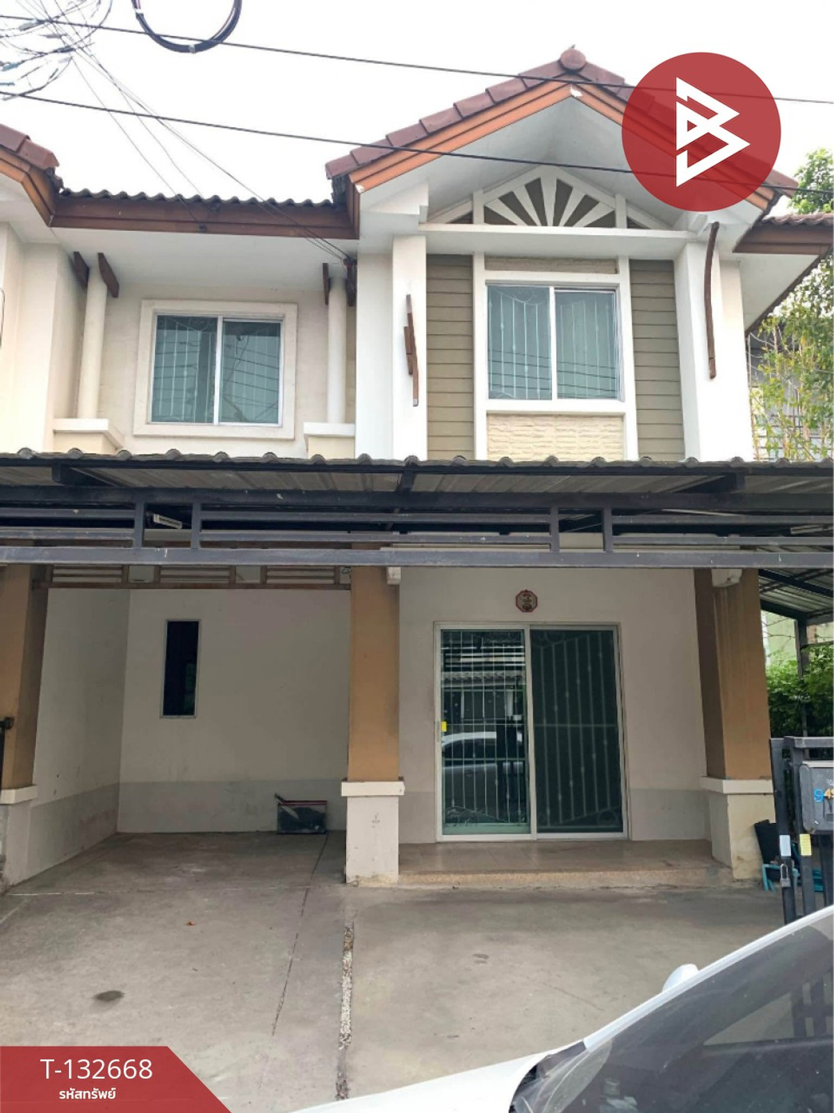 For SaleTownhomePathum Thani,Rangsit, Thammasat : Townhouse for sale Pruksa Ville Village 20, Lam Luk Ka-Don Mueang, Pathum Thani