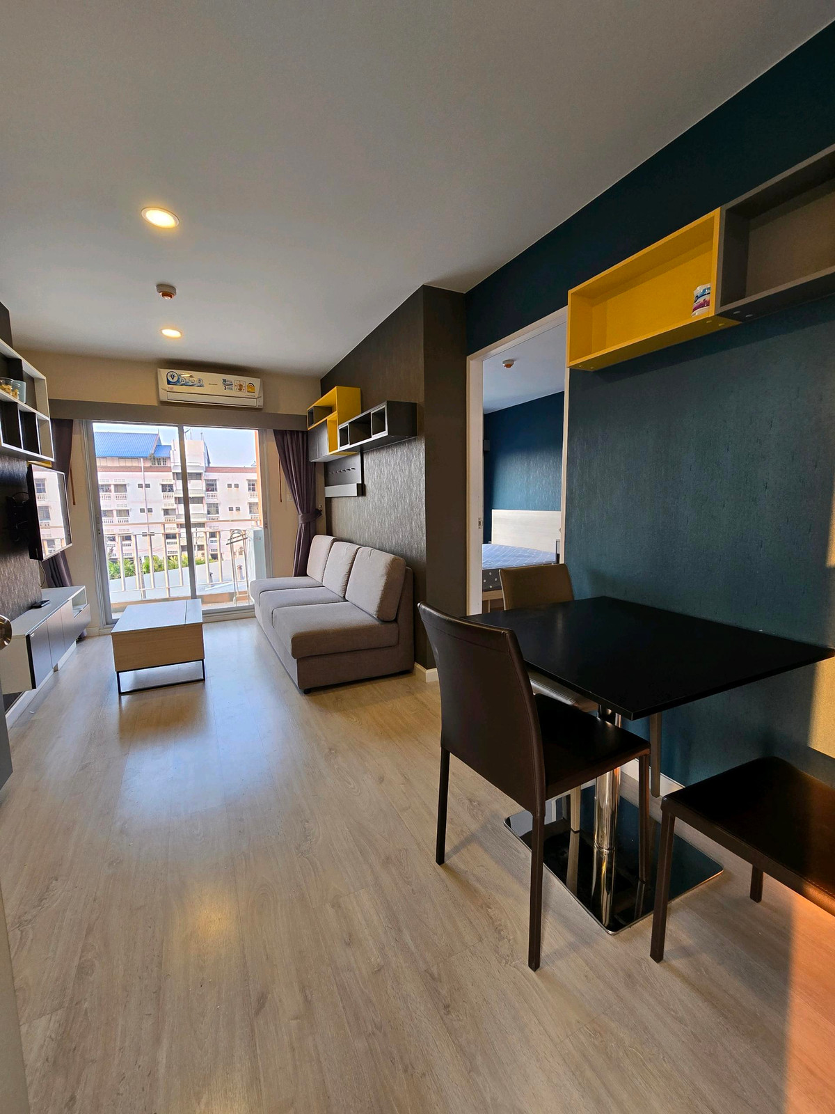 ให้เช่าคอนโดอยุธยา : ให้เช่า Plus Condo Ayutthaya Park ติดโลตัส ห้อง 30 ตร.ม. พร้อมเตาไฟฟ้า