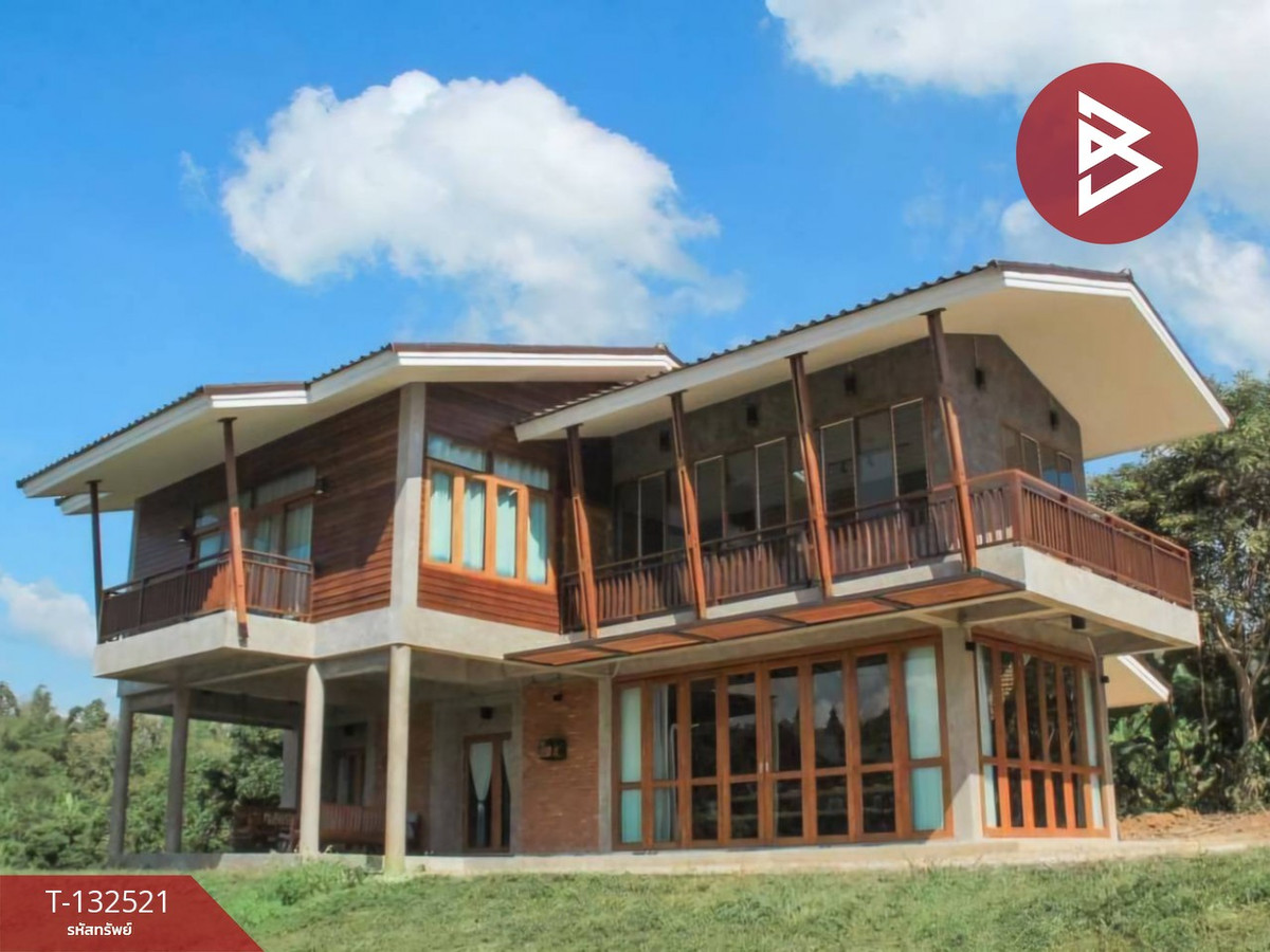 For SaleLandChiang Mai : Camping farm land for sale With buildings, area 9 rai 75.5 sq m, Mae Taeng, Chiang Mai