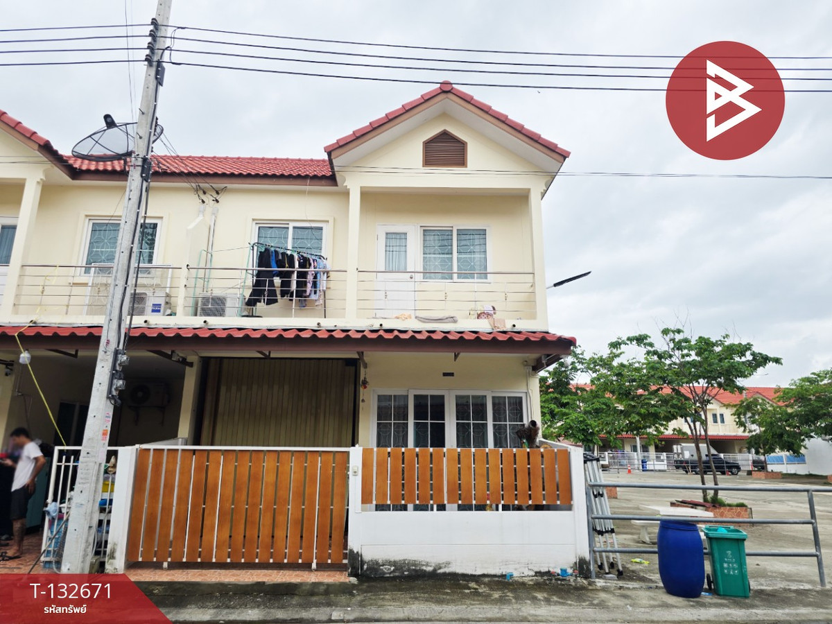 For SaleTownhomeSamut Prakan,Samrong : Townhouse for sale Fueang Fa Village 17, Phase 5, Phraeksa Mai, Samut Prakan