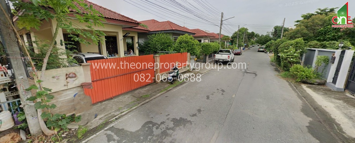 For SaleHousePathum Thani,Rangsit, Thammasat : Single-storey detached house, 50 sq m., Than Man Khong Village, Khlong Luang Road, Khlong Song Subdistrict, Khlong Luang District, Pathum Thani Province.