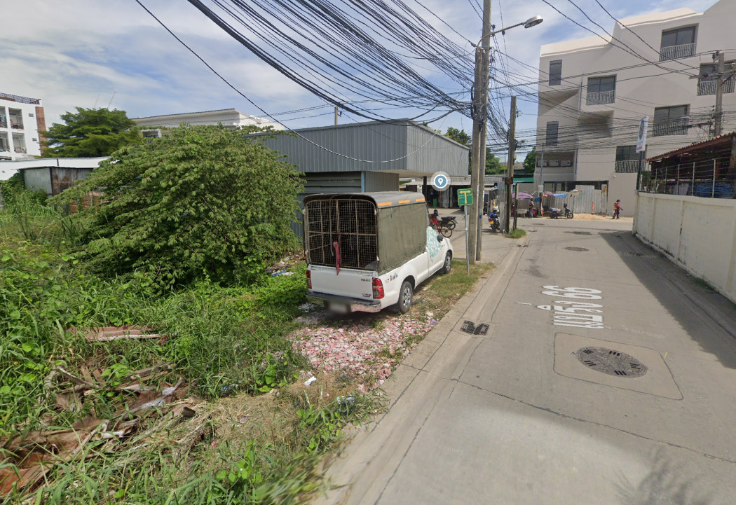 ขายที่ดินสมุทรปราการ สำโรง : ขาย ที่ดิน แบริ่ง 66 ขนาด 97 ตรว ใกล้ถ.ศรีนครินทร์แค่ 800 ม. KK