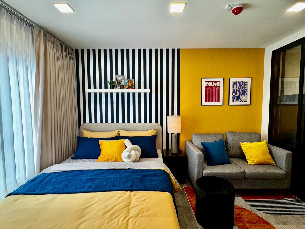 For RentCondoPathum Thani,Rangsit, Thammasat : Condo for rent, Kave Wonderland, very beautiful room, already grade 4.