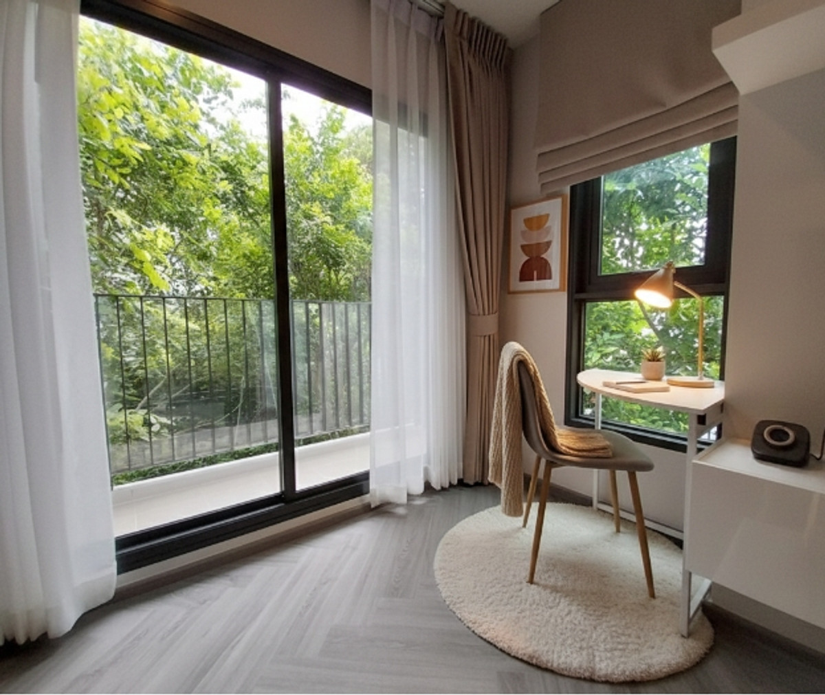 ให้เช่าคอนโดปิ่นเกล้า จรัญสนิทวงศ์ : 🔥ให้เช่าด่วน🔥แอสปาย อรุณ พรีเว่ 2 ห้องนอน  วิวสวน ให้ความเป็นส่วนตัว เฟอร์นิเจอร์ครบพร้อมเข้าอยู่ ใกล้ศิริราช 850 ม.