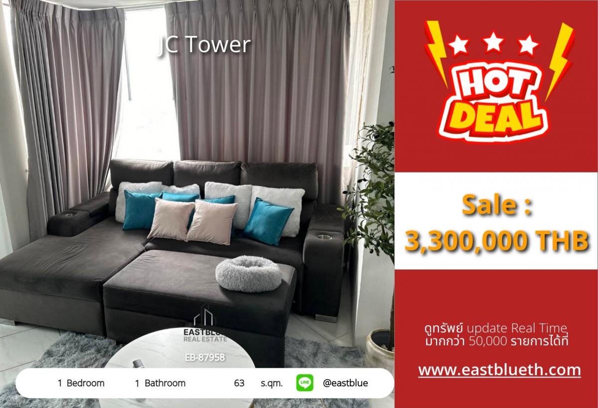 For SaleCondoSamut Prakan,Samrong : Luxury condo 1 bedroom in the heart of Thonglor!
Only 3.3 million with complete facilities